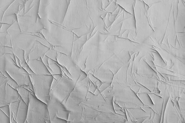 istock Crumpled creased posters grunge paper textures. 1139140111