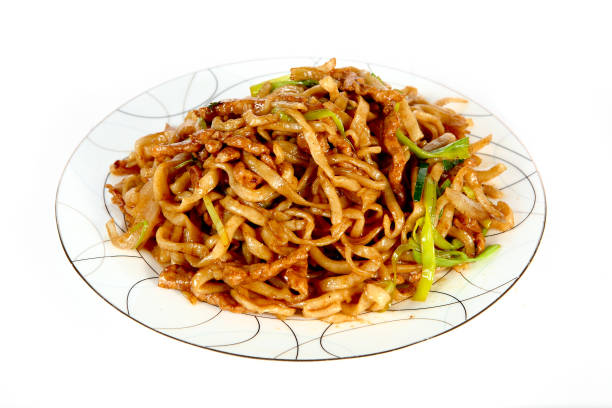 istock Noodles, Chinese, on a plate. 1139141717