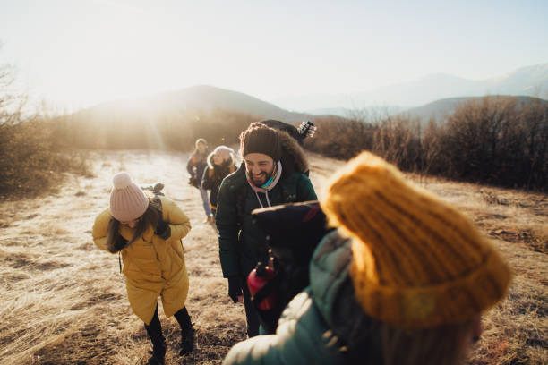 istock Group of friends hiking 1139142210