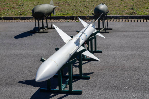 istock Fighter aircraft missile rocket bomb 1139142576