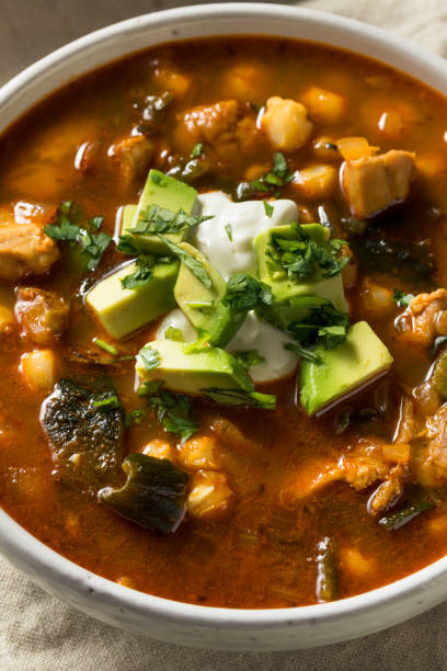 istock Homemade Mexican Pozole Soup 1139144994