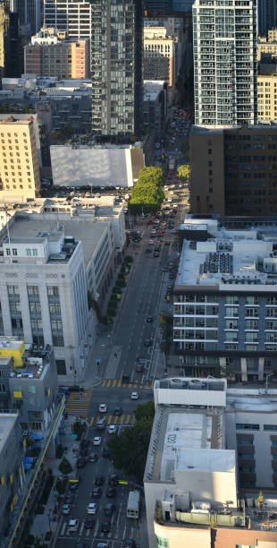 istock Downtown Los Angeles Olive Street Looking North 1139145293