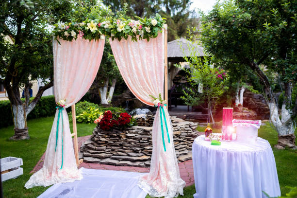 istock Arch for the wedding ceremony. 1139149240