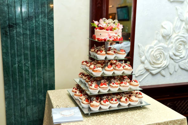 istock Sweet holiday buffet with cupcakes 1139149242