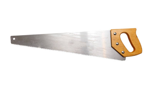 istock Hand Saw Isolated on White 1139151175