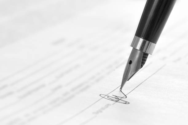 istock signing of the document the contract agreement 1139151560