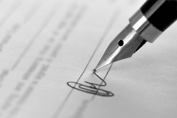 signature documents signature documents signing photos stock pictures, royalty-free photos & images