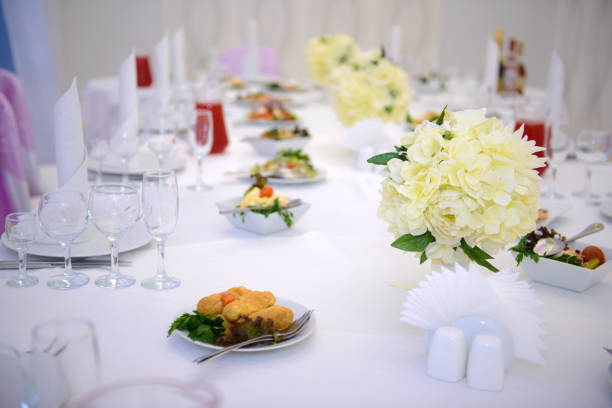 istock Restaurant Utensil on the table for food. 1139151585