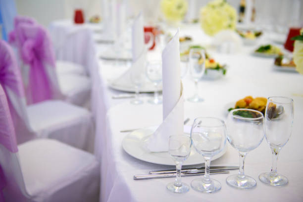 istock Restaurant Utensil on the table for food. 1139151613