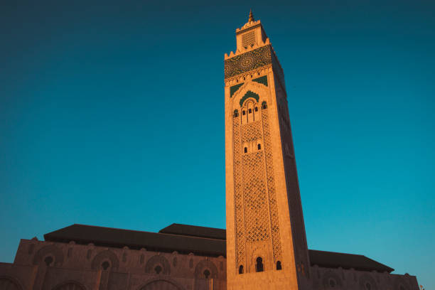 istock low angle view of Hassan II mosque tower - Casablanca, Morocco 1139163367