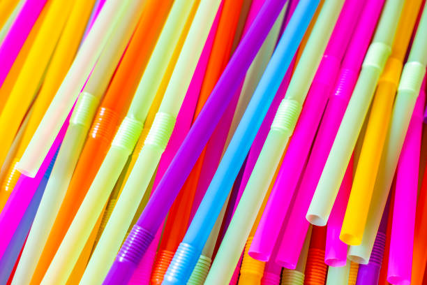 istock Close up to plenty colorful straws background 1139164927