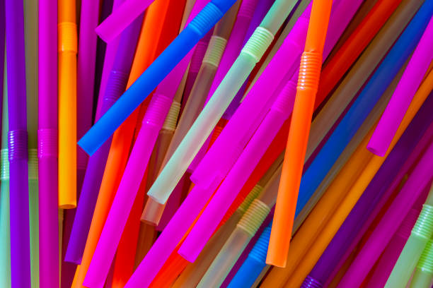 istock Close up to plenty colorful straws background 1139164964