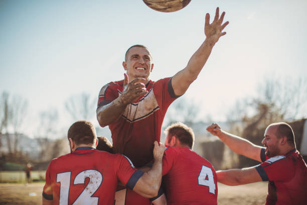 istock Rugby players in game 1139169374