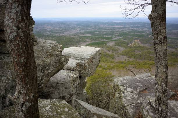 istock Rock outcropping over valley 1139170467