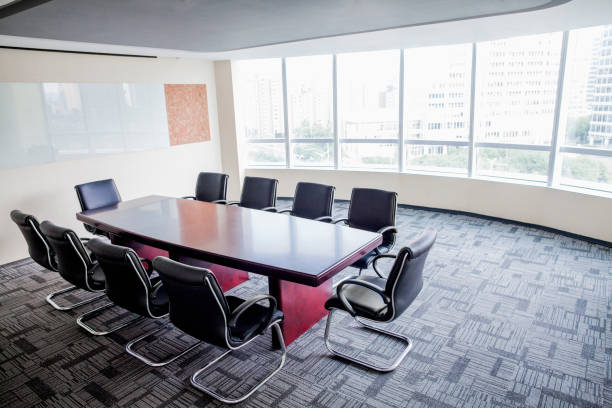 istock Contracts on conference table in business office 1139173229