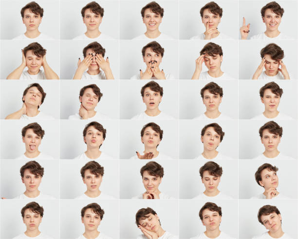 istock Young Woman Making Facial Expressions 1139177157