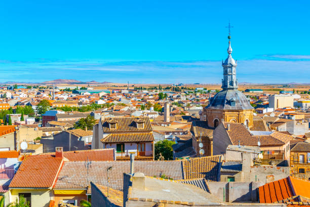 istock Aerial view of Consuegra, Spain 1139184881