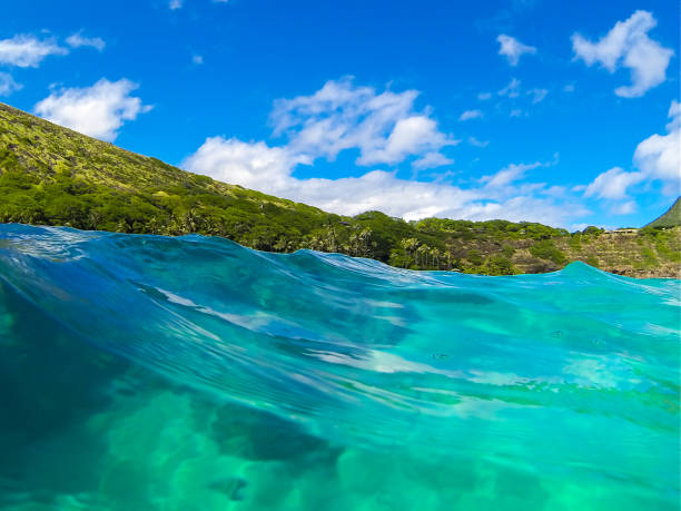 hanauma bay - hanauma bay hawaii islands oahu bay fotografías e imágenes de stock