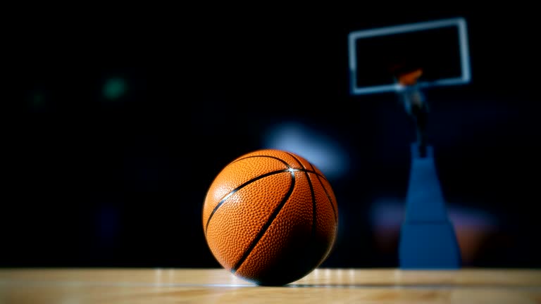 Basketball On Court