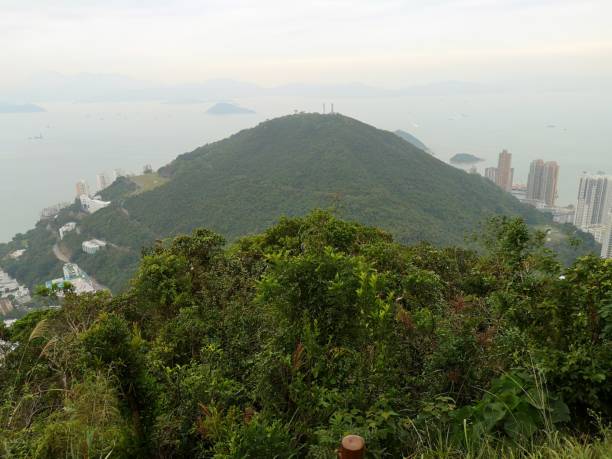 istock Mount Davis viewed from Mount High west, Hong Kong 1139194647