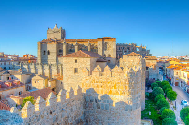 istock Cathedral of Avila in Spain 1139200712