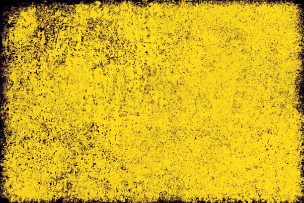 istock Yellow grunge background. Old paint texture 1139204909