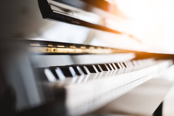 istock Classic piano key with musician hands playing 1139206260