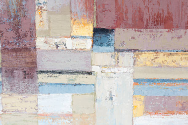 istock Textured abstract painting. Hand painted background. Different houses. 1139211810