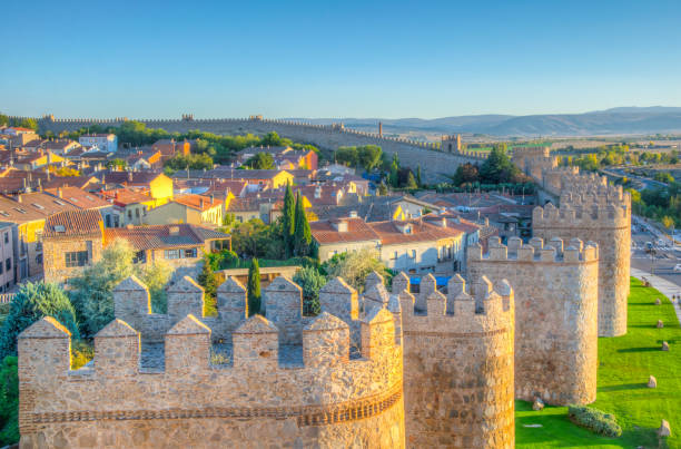 istock Fortification of spanish town Avila 1139213738