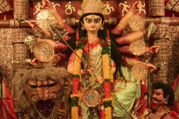 istock Idol of Goddess Durga 1139217761