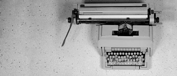 istock A photo of the old typing machine 1139217815