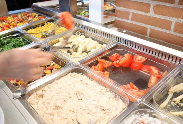 istock self service restaurant with many raw and cooked foods 1139220952