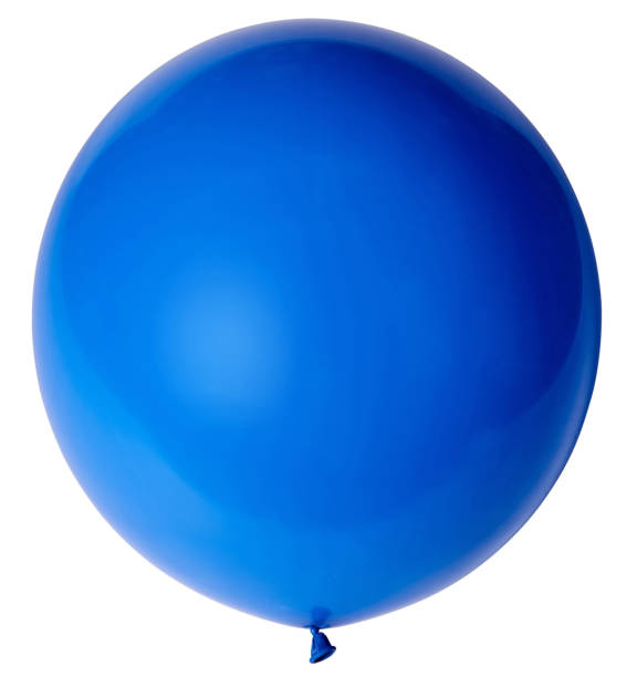istock Blue balloon isolated on white background. 1139226323