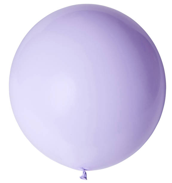 istock Purple balloon isolated on white background. 1139226325