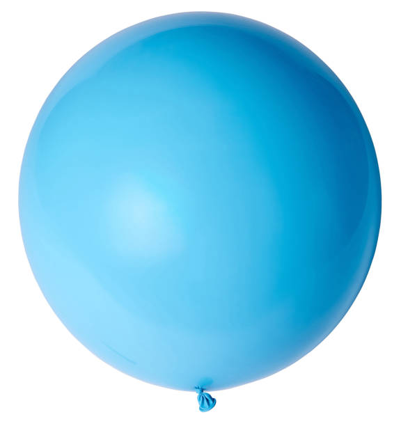 istock Blue balloon isolated on white background. 1139226338