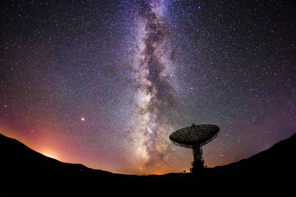 istock Radio telescopes and the Milky Way 1139227327