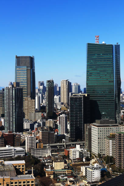 istock Landscape in Tokyo where various buildings line up 1139227467