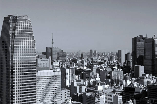 istock Landscape in Tokyo where various buildings line up 1139227468