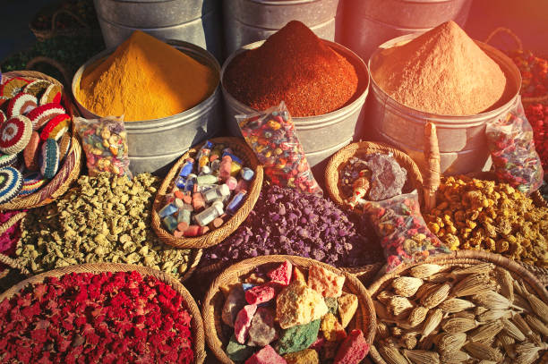 istock Various spices on the market in Marrakesh 1139228307