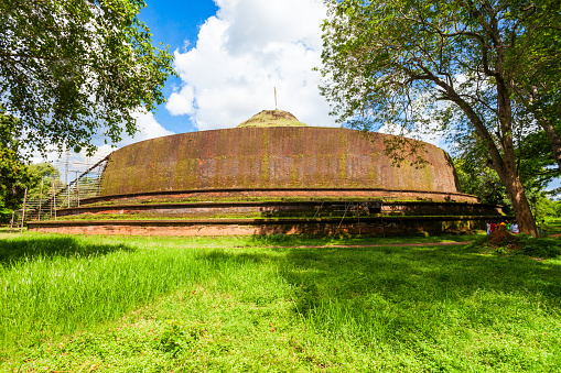 Ancient Yudaganava Rajamaha Viharaya Stupa Temple in Buttala, Sri Lanka