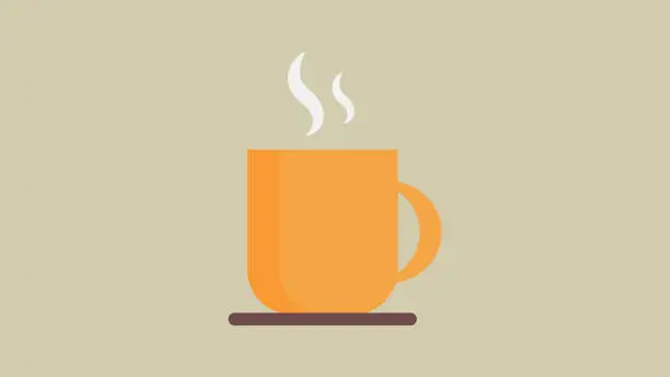 Vector illustration of Coffee cup icon