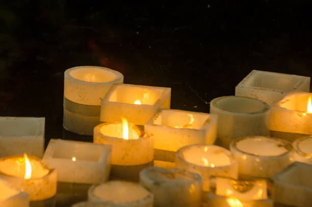 istock Mystic Candles at night 1139236873
