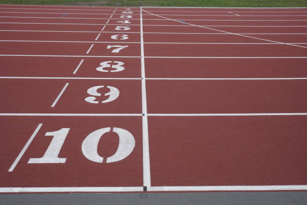 istock Running track at the stadium. 1139242689