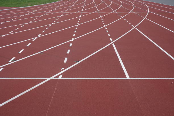 istock Running track at the stadium. 1139243620