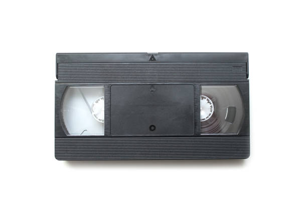 istock vintage VHS Cassette on white background 1139247256