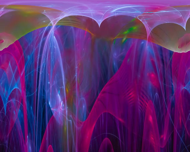 istock abstract digital fractal, fantasy design 1139247348