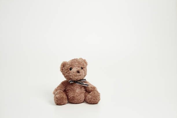 istock Teddy bear isolated on white background. 1139247386