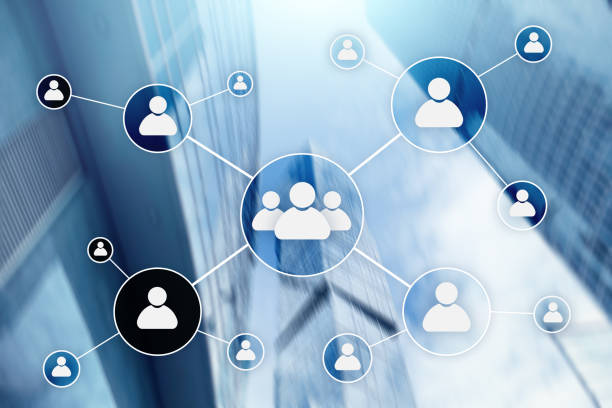 istock HR - Human resources management concept on blurred business center background. 1139253013