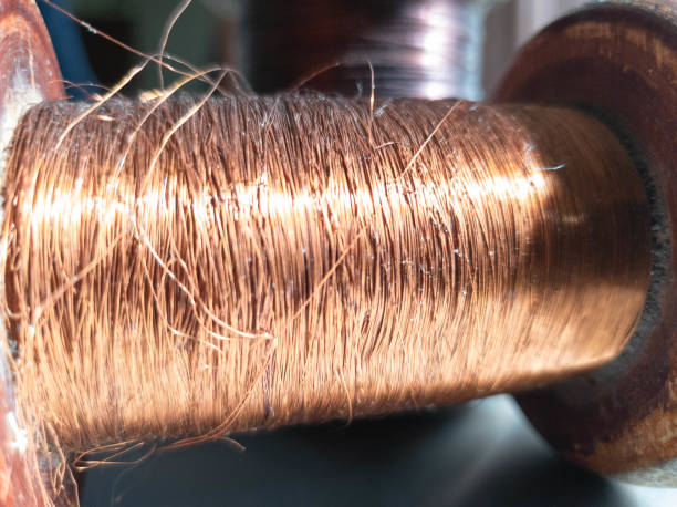istock The Coil with copper wire. Coil of copper. 1139255379