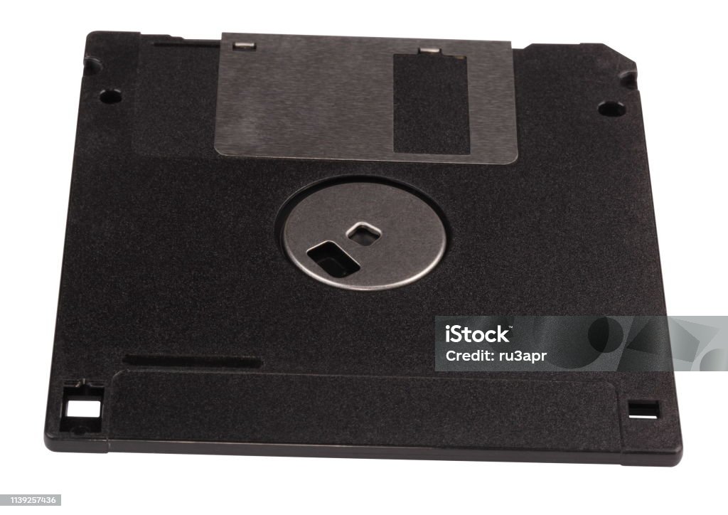 Micro Image Disc Micro Floppy Disk Isolated Stock Photo - Download Image Now - Computer ...